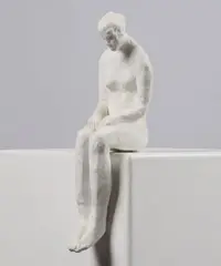 Pino Deodato, Figura seduta, Scultura in terracotta
