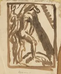 Studio per «Toilette» by Ardengo Soffici, 1911, ink on paper, offered May 2026