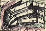 Vinicio Berti, Senza titolo, 1975, mixed media on paper