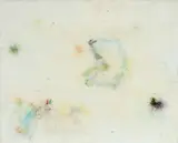 Luca Alinari, Ancora su evadere/avvampare, 1969, mixed media on compensato