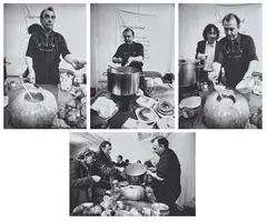 Cartella 'Daniel Spoerri. Cena delle zucche / Zurigo, Galleria Andy Jllyen 1984' by Fabrizio Garghetti, 2004, Quattro stampe fotografiche, offered May 2026