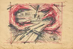 Vinicio Berti, Senza titolo, 1979, mixed media on paper