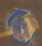 Anselmo Bucci, Studio per «Natale dell'Ottocento», 1908, pastel on paper
