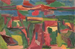 Paesaggio by Bruno Cassinari, oil on canvas, offered May 2026
