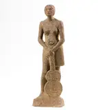Giulio Porcinai, Chitarrista, 1969, Scultura in terracotta refrattaria