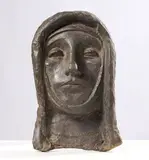 Libero Andreotti, Testa di Madonna, scultura in bronze