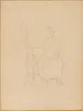 Francesco Gioli, Gioie materne, pencil on card