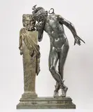 Hippolyte Alexandre Moulin, Un secret d'en haut, scultura in bronze