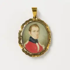 Jeremiah Meyer, Miniatura raffigurante «Ritratto di ufficiale inglese»