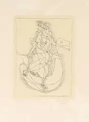 Théogonie by Georges Braque, 1932, etching, offered Apr 2026