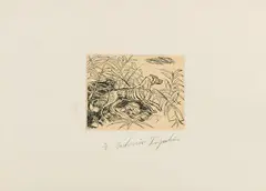 Pointer by Antonio Ligabue, Puntasecca, offered Apr 2026