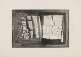 Antonio Corpora, Composizione astratta, 1969, etching and acquatinta