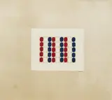 Turi Simeti, 45 ovali, 1964, enamel on paper applicata on canvas