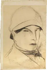 Lorenzo Viani, Soldato, charcoal on paper