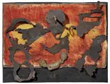 Andrea Raccagni, La chiave d'oro, 1960, mixed media on panel