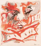 Édouard Pignon, Le guerrier rouge