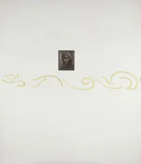 Julian Schnabel, Untitled (from series The Names of Our Children), 1980, collage and oil on card