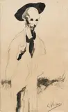Lorenzo Viani, Anarchico, inchiostro and pencil on paper