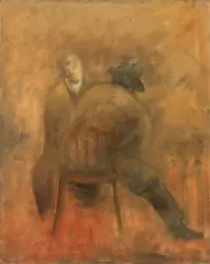 Ottone Rosai, Figure, 1942, oil on canvas