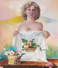 Una estate by Walter Falconi, oil on canvas, offered Apr 2026