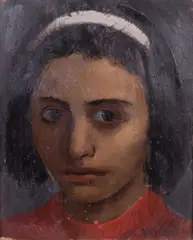 Ritratto di donna by Ugo Capocchini, oil on canvas, offered Feb 2026