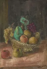 Natura morta by Ermanno Toschi, oil on cardboard, offered Feb 2026
