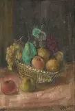 Ermanno Toschi, Natura morta, oil on cardboard