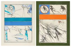 Achille Perilli, Due grafiche, A) Senza titolo