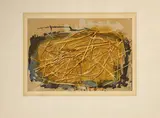 Antoni Tàpies, La paille, 1969, etching and acquatinta con collage