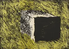 Un pezzo di sugar-baby su campo-pelliccia by Mattia Moreni, 1971, lithograph on paper, offered Nov 2025