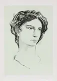 Pietro Annigoni, Volto, lithograph
