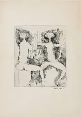 Impressioni by Marino Marini, 1962, etching, offered Nov 2025