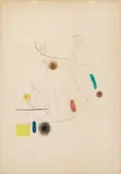 Joan Miró, Gravé sur Le Givre I, 1972, etching and acquatinta