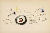 Derrière le miroir n. 139-140 by Joan Miró, 1963, lithograph a colori, offered Nov 2025