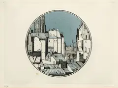 Karl Plattner, Senza titolo, 1978, etching