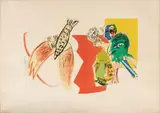 Marc Chagall, XX° Siècle, 1966, lithograph a colori