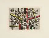 Fernand Léger, Senza titolo, lithograph a colori