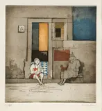 Karl Plattner, Senza titolo, etching
