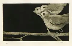 Karl Plattner, Senza titolo, etching