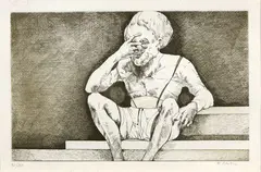 Karl Plattner, Senza titolo, etching