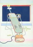 Luca Alinari, Una rivoluzione tradita, 1971, acrylic and collage on faesite