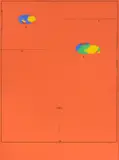 Antonio Davide, Cielo, 1974, acrylic on canvas