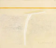 Riccardo Guarneri, Spazio grafico n.2, 1962, oil and mixed media on canvas