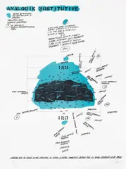 Fabrizio Plessi, Analogie sostitutive, 1970, screenprint a colori