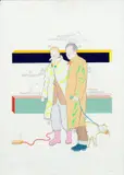 Luca Alinari, Paradigma di Paolo Castellucci, 1973, mixed media on faesite
