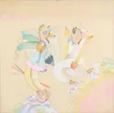 Luca Alinari, Senza titolo, mixed media on canvas