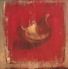Omar Galliani, Virgo lucente, 1987, mixed media on canvas