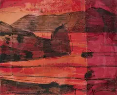 Giovanni Frangi, Arcipelago, 2021, mixed media on canvas
