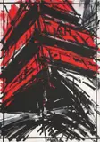 Vinicio Berti, Costruzione rossa AH-positiva, 1984, acrylic on canvas