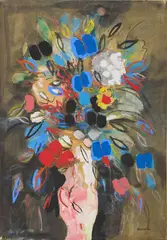Leonardo Spreafico, Senza titolo, mixed media on canvas